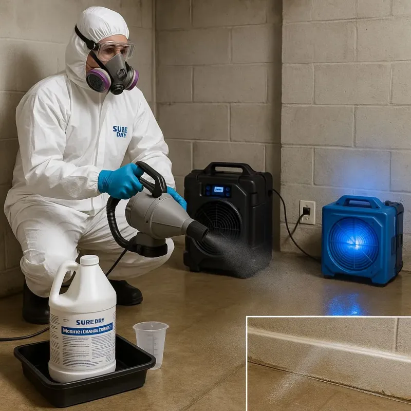 Sanitization and Odor Removal process in Scott Air Force Base, IL